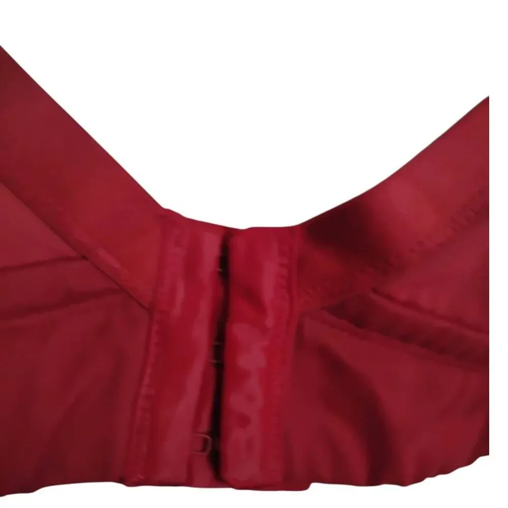 Auden‎ Plus Size Burgundy Lace Bra Size 3X